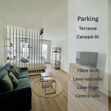 Alp Chartres - Grand Studio Avec Terrasse Et Parking Eksteriør billede
