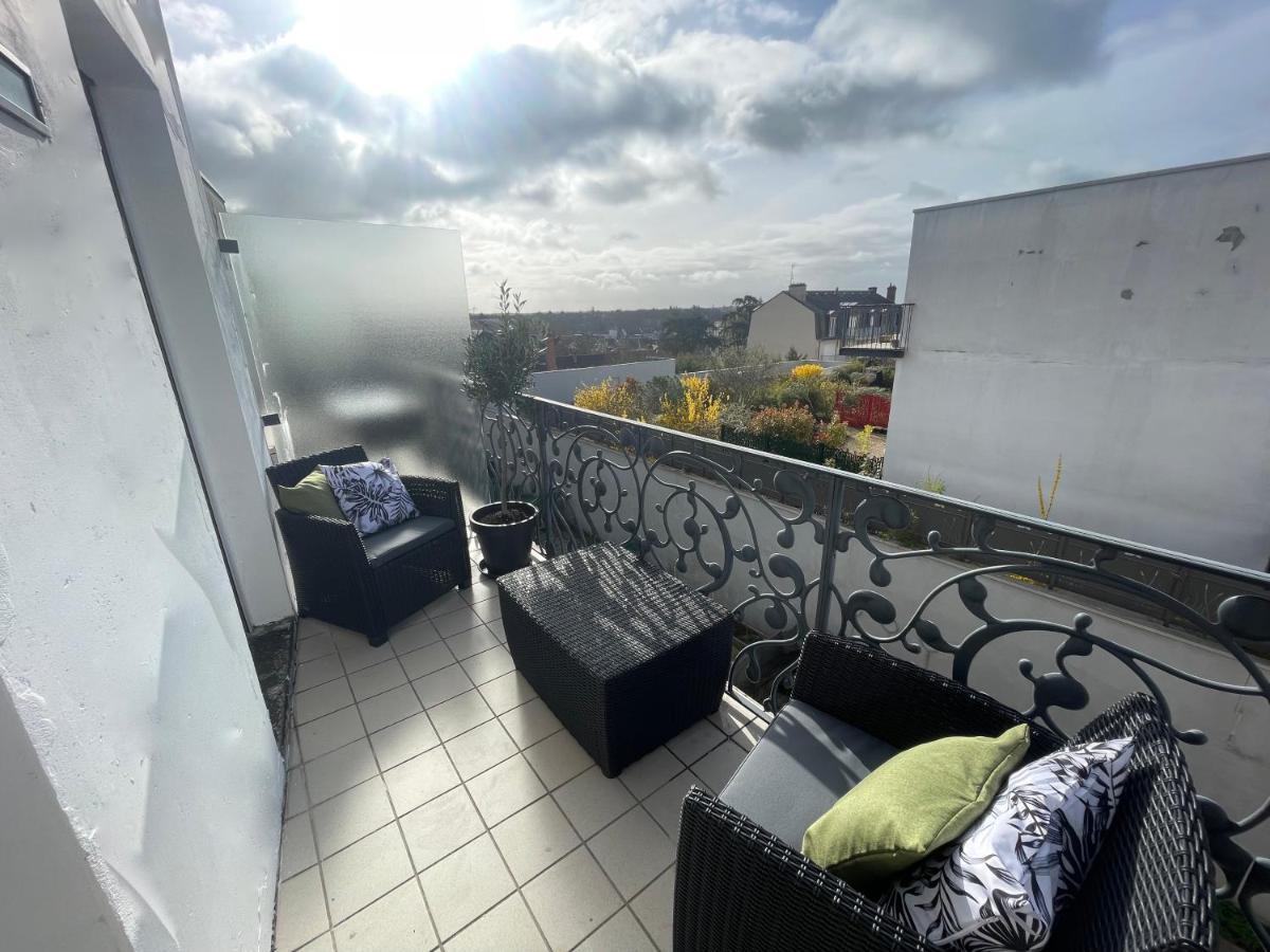 Alp Chartres - Grand Studio Avec Terrasse Et Parking Eksteriør billede
